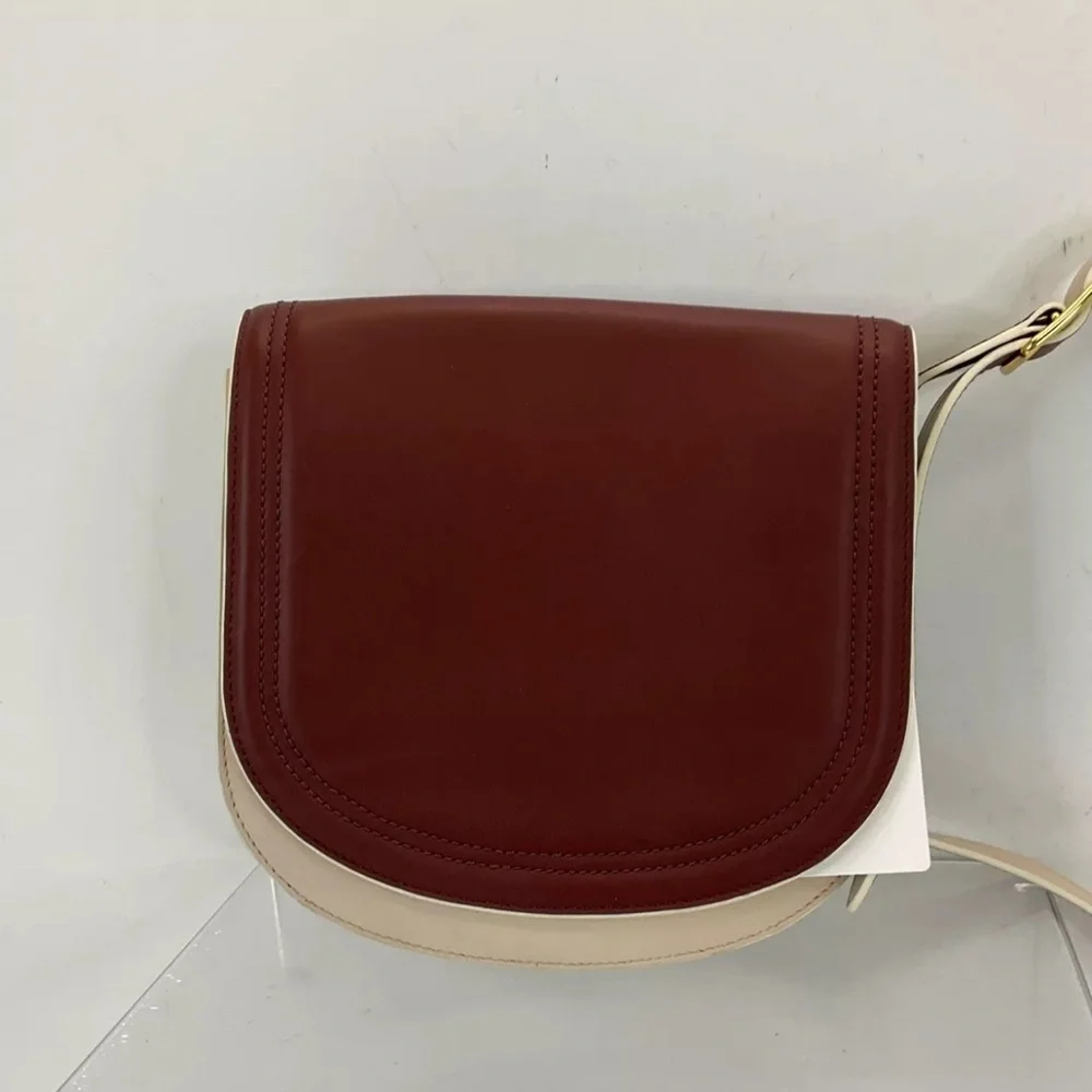 NWT Diane von Furstenberg  Leather  Saddle Bag - Picture 2 of 12
